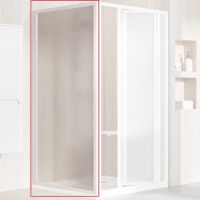 Душевая стенка Ravak Supernova PSS-80 940401O211 профиль Белый витраж пластик Pearl — фото 1, Боковые стенки