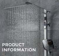 Душевая система Gappo G2418-1 Хром — фото 10, Душевые стойки