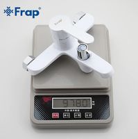 Смеситель для ванны Frap H41 F3241 Белый Хром — фото 8, Смеситель для ванны