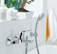 Смеситель для ванны Grohe Bauflow 23601000 Хром — фото 2, Смеситель для ванны