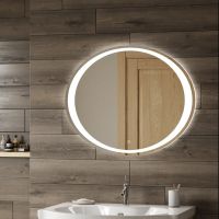 Зеркало Art&Max Pescara AM-Pes-900-700-DS-F с подсветкой с сенсорным выключателем — фото 2, Мебель для ванной