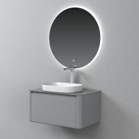 Товар: Тумба с раковиной Black&White Universe U915.800 80 915800 подвесная Glossy light grey - фото 9 Тумба с раковиной Black&White Universe U915.800 80 915800 подвесная Glossy light grey — фото 9, Мебель для ванной