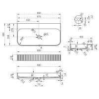 Раковина Vincea 90 VWB-6SG90MW Белая матовая — фото 5, Раковины