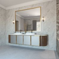 Керамогранит Absolut Gres Phantom Bianco AB 1119G 60x60 см — фото 2, Керамогранит