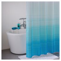 Штора для ванны Iddis Horizon 200x200 Синяя — фото 1, Аксессуары для туалета