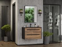 Товар: Тумба с раковиной Brevita Monsour 80 УТ000015278 подвесная Дуб Галифакс олово Черный кварц - фото 8 Тумба с раковиной Brevita Monsour 80 УТ000015278 подвесная Дуб Галифакс олово Черный кварц — фото 8, Мебель для ванной