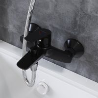 Смеситель для ванны Damixa Jupiter 771000301 Черный матовый — фото 3, Смесители