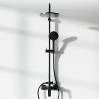 Душевая система Damixa Jupiter 977710300 Черная матовая — фото 3, Душевое оборудование. Душевая программа