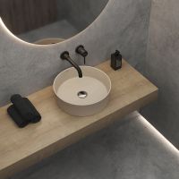 Раковина-чаша Berges Ego SL 38 181071 Жасмин матовый — фото 3, Раковины накладные