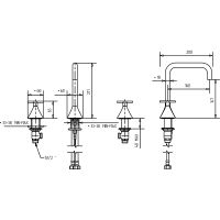 Товар: Смеситель для раковины Migliore Sirius 28162 Золото - фото 2 Смеситель для раковины Migliore Sirius 28162 Золото — фото 2, Смесители