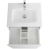 Тумба под раковину BelBagno Kraft 60 KRAFT-600-2C-PIA-BO Bianco Opaco — фото 5, Тумбы под раковину