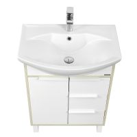 Тумба под раковину Aquaton Рико 60 1A213301RIB90 Белый Ясень фабрик — фото 2, Тумбы под раковину