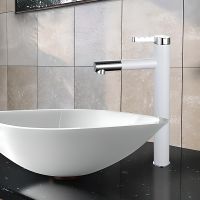 Смеситель для раковины Frap H52 F1052-15 Белый Хром — фото 10, Смесители