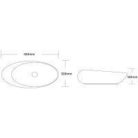 Раковина-чаша Ceruttispa 48 CR0058A СТ9562 Белая — фото 3, Раковины накладные