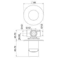 Товар: Смеситель для душа Webert One-B NB880101560 Черный матовый - фото 2 Смеситель для душа Webert One-B NB880101560 Черный матовый — фото 2, Смесители