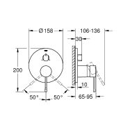 Смеситель для душа Grohe Essence New 24092001 Хром — фото 4, Смеситель для душа