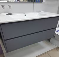 Тумба под раковину Bellezza Лоренцо 100 4639117270363 подвесная Серебро — фото 3, Тумбы под раковину