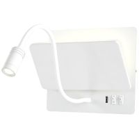 Настенный светильник Crystal Lux CLT 226W250USB WH Белый — фото 1, Бра