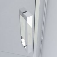 Душевой уголок Vincea Stresa 90x90 VSP-1S900CH профиль Хром стекло шиншилла — фото 4, Душевые уголки трапеция