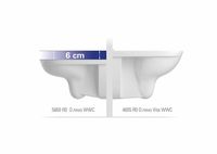 Унитаз Villeroy&Boch O.Novo 5660R001 подвесной без сиденья — фото 6, Подвесные унитазы