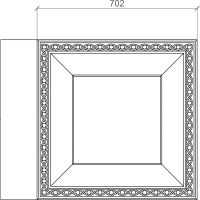 Кессон Европласт 1.57.004 702x85x702 мм — фото 2, Колонны