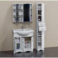 Товар: Тумба под раковину СанТа Верона 80 700113 Белая - фото 3 Тумба под раковину СанТа Верона 80 700113 Белая — фото 3, Мебель для ванной