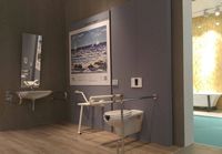 Поручень угловой Creavit TB310 Белый — фото 3, Аксессуары для ванной