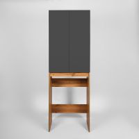 Товар: Шкаф пенал VIANT Бостон 65 VBOS645G-SHSM над стиральной машиной Графит матовый Дуб Вотан - фото 3 Шкаф пенал VIANT Бостон 65 VBOS645G-SHSM над стиральной машиной Графит матовый Дуб Вотан — фото 3, Пеналы для ванной комнаты