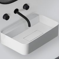 Раковина Abber Stein 50 AS2626 Белая матовая — фото 1, Раковины подвесные