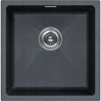 Кухонная мойка Paulmark Lumi 45 UNI LU45-DG Графит — фото 1, Кухонные мойки