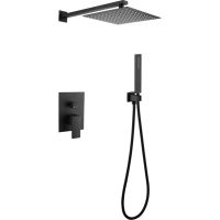 Товар: Душевая система Abber Daheim AF8219B Черная матовая - фото 1 Душевая система Abber Daheim AF8219B Черная матовая — фото 1, Встраиваемые душевые комплекты