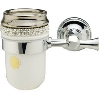 Стакан для зубных щеток Migliore Dubai 31256 Белый Хром — фото 1, Мыльницы