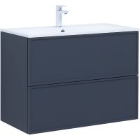 Тумба под раковину Aquanet Арт 90 313266 подвесная Маренго — фото 1, Тумбы под раковину