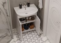 Товар: Тумба под раковину Aquaton Онда 56 1A122801ON010 Белая - фото 6 Тумба под раковину Aquaton Онда 56 1A122801ON010 Белая — фото 6, Тумбы под раковину