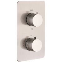 Смеситель для душа Boheme Cell 134-3-NB с термостатом Никель — фото 1, Смесители