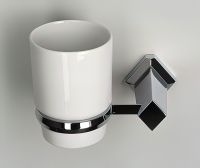 Стакан для зубных щеток WasserKRAFT Aller Хром арт-K-1128C — фото 2, Стаканы для зубных щеток