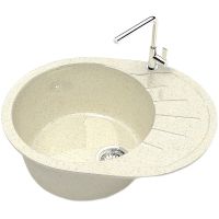 Кухонная мойка Bergg Z10 B010Q002 Бежевая — фото 2, Кухонные мойки