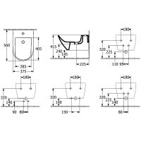 Товар: Биде Villeroy&Boch Subway 3.0 44700001 подвесное Альпийский белый - фото 2 Биде Villeroy&Boch Subway 3.0 44700001 подвесное Альпийский белый — фото 2, Биде подвесные