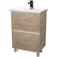 Тумба под раковину 1MarKa Aris 60 У76060 Дуб сонома — фото 1, Тумбы под раковину