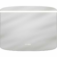 Зеркало Caprigo Софт 100 2062HW с подсветкой с сенсорным выключателем с подогревом и часами — фото 1, Мебель для ванной