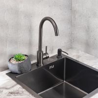 Смеситель для кухни Ростовская Мануфактура Сантехники SUS124PVD-017F Графит — фото 5, Смесители