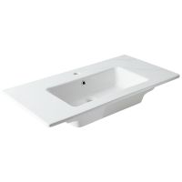 Раковина Allen Brau Fantasy 92 4.11013.20 Белая — фото 5, Раковины встраиваемые сверху