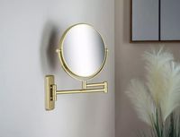 Косметическое зеркало Schein 9341BG Золото матовое — фото 4, Аксессуары для ванной