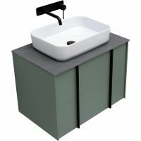 Тумба под раковину Allen Brau Reality 70 1.32004.CGM подвесная Олива матовая — фото 8, Тумбы под раковину