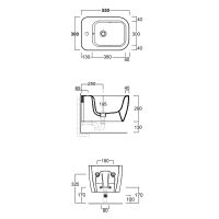 Биде Simas Henges HE19neromatt*1 подвесное Черное матовое — фото 2, Биде