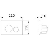 Товар: Комплект унитаза с инсталляцией AM.PM Spirit V2.0 FlashClean IS49051.701700MB с сиденьем Микролифт и клавишей смыва Хром глянцевый - фото 16 Комплект унитаза с инсталляцией AM.PM Spirit V2.0 FlashClean IS49051.701700MB с сиденьем Микролифт и клавишей смыва Хром глянцевый — фото 16, Комплекты унитаз + инсталляция