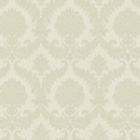 Обои Solo Le Sete SG110 Винил на флизелине (1,06*10,05) Бежевый, Дамаск — фото 1, Обои для стен
