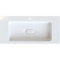 Тумба с раковиной Iddis Esper 100 ESP10W0i95K подвесная Белая — фото 4, Тумбы с раковиной