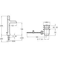 Товар: Смеситель для раковины Jacob Delafon Toobi E8990-BN Полированный никель - фото 5 Смеситель для раковины Jacob Delafon Toobi E8990-BN Полированный никель — фото 5, Смесители