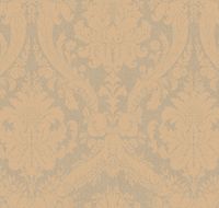 Обои Milassa Gem Gem7 012 Флизелин (1*10,05) Бежевый, Дамаск — фото 1, Обои для стен